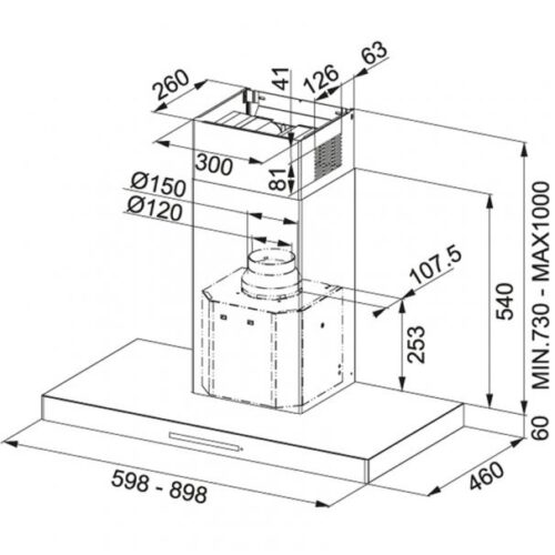 Máy hút khử mùi Franke FCR 925 TC BK/XS110.0361.046 4 franke fcr 925 tc bk xs 1