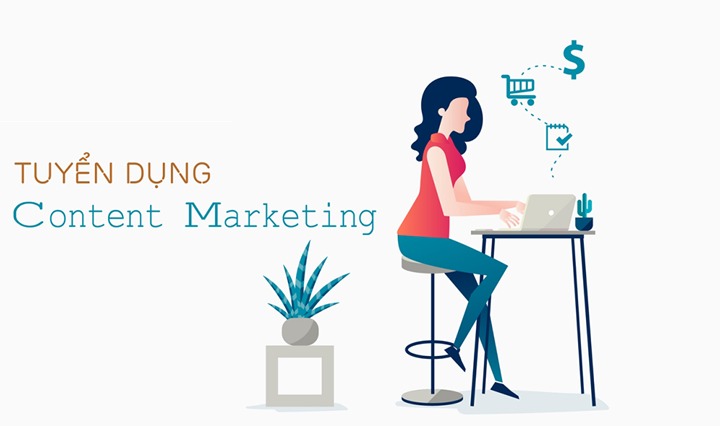 Tuyển nhân viên Content Marketing - Lương 12tr + % doanh số 1 Tuyển nhân viên Content Marketing - Lương 12tr + % doanh số