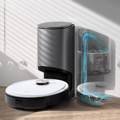 Robot hút bụi lau nhà thông minh Ecovacs Deebot OZMO T8 max Plus 7 Sạc Robot hút bụi lau nhà thông minh Ecovacs Deebot OZMO T8 max Plus