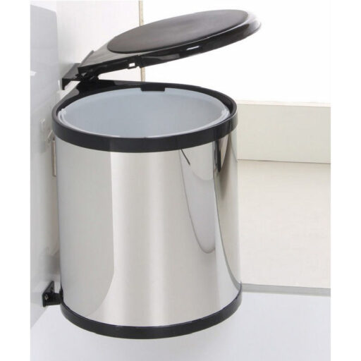 Thùng rác tròn gắn cánh âm tủ Eurogold E0103