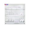 Giá bát cố định 3 tầng cao cấp, Inox mờ Kit Plus DK12B VIP.70 1 Giá bát cố định 3 tầng cao cấp, Inox mờ Kit Plus DK12B VIP.70