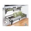 Giá xoong nồi inox đáy đặc âm tủ Euronox EU1.B80 2 Giá xoong nồi inox đáy đặc âm tủ Euronox EU1.B80