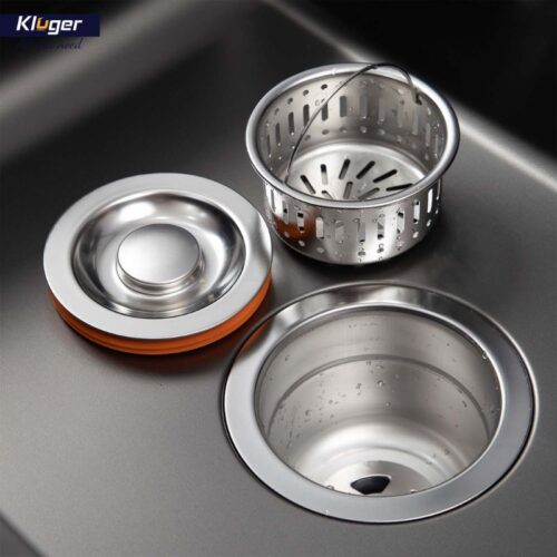 Chậu rửa bát 1 hố Kluger KU8121B-S68 3 Ảnh chậu rửa bát 1 hố Kluger KU8121B-S68