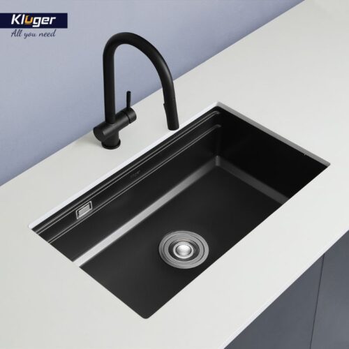 Chậu rửa bát 1 hố Kluger KWU8161FB-S76 4 Ảnh thực tế chậu rửa bát 1 hố Kluger KWU8161FB-S76