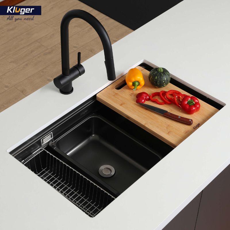 Ảnh thực tế chậu rửa nhỏ inox Kluger KSWB-401FB Ảnh thực tế chậu rửa nhỏ inox Kluger KSWB-401FB