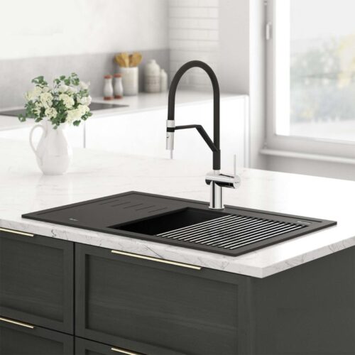 Ảnh vòi rửa bát nóng lạnh Konox Rosso