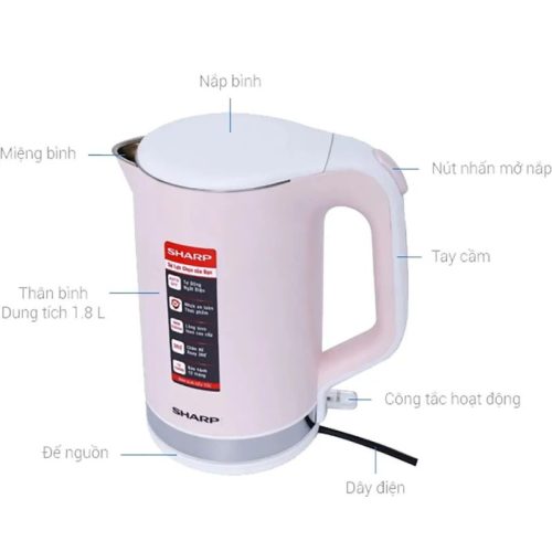 Ảnh bình đun siêu tốc Sharp EKJ-18VP-PK