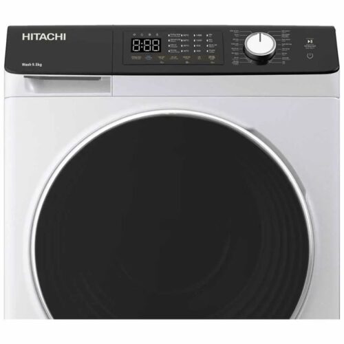 Bảng điều khiển máy Giặt Hitachi Inverter 9.5 Kg BD-954HVOW cửa trước
