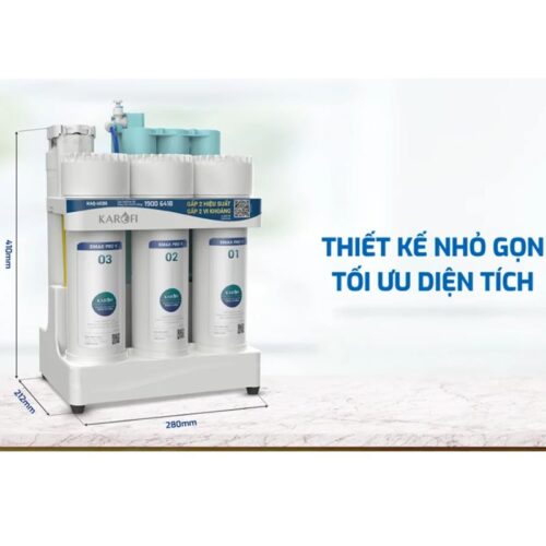 Kích thước máy lọc nước Karofi KAQ-UC05