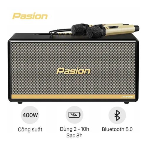 Loa Di Động Xách Tay Paramax PASION 2c (Màu Đen)