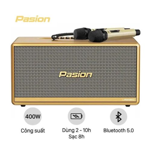 Loa Di Động Xách Tay Paramax PASION 2c (Màu Vàng)