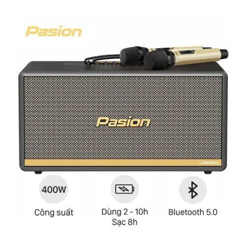 Loa Di Động Xách Tay Paramax PASION 2c (Màu Xám)