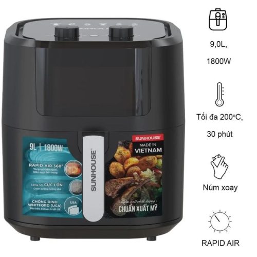 Nồi chiên không dầu Sunhouse SHD4037 9 Lít