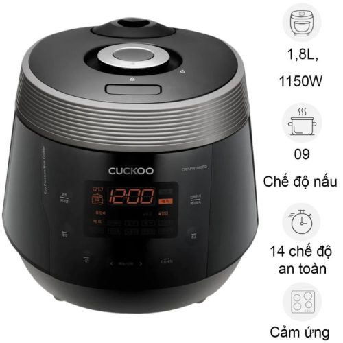 Nồi cơm điện tử áp suất Cuckoo 1.8 Lít CRP-PWV1008F