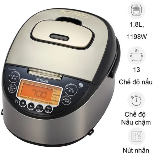 Nồi cơm điện tử cao tần Tiger JKT-F18W 1.8 Lít