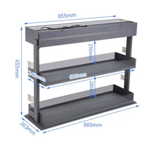 Kích Thước Giá gia vị điện Eurogold EMV2090