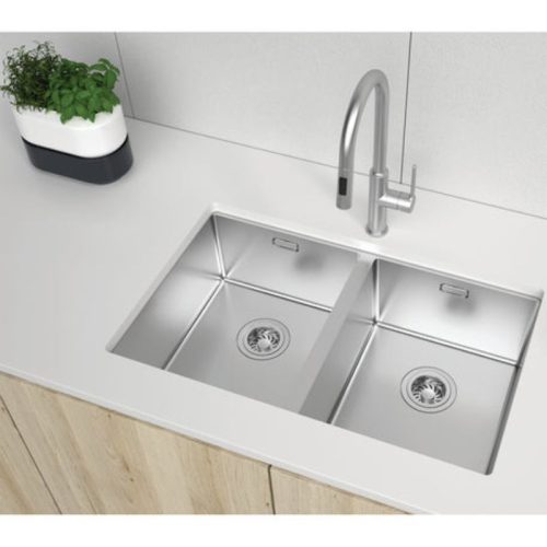 Chậu rửa bát Hafele 567.24.427 inox 2 hố